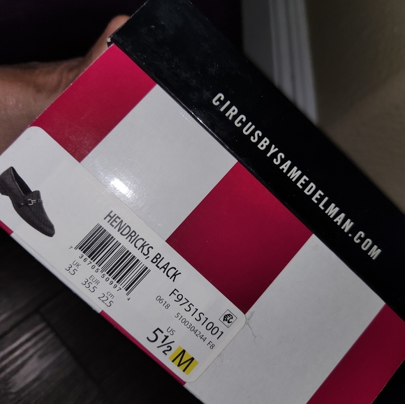 NEW NIOB Women's Circus Sam Edelman Black Hendricks Loafer Shoes, Size 5.5 - Picture 5 of 9